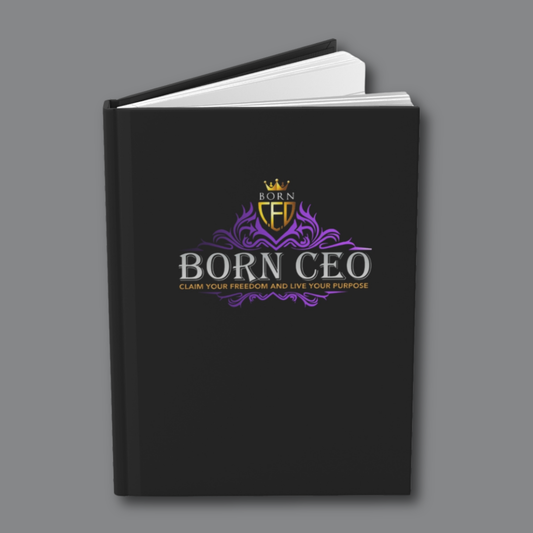 Born CEO Matte Hardcover Journal - Personalize Your Path to Success