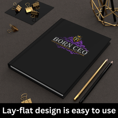 Born CEO Matte Hardcover Journal - Personalize Your Path to Success