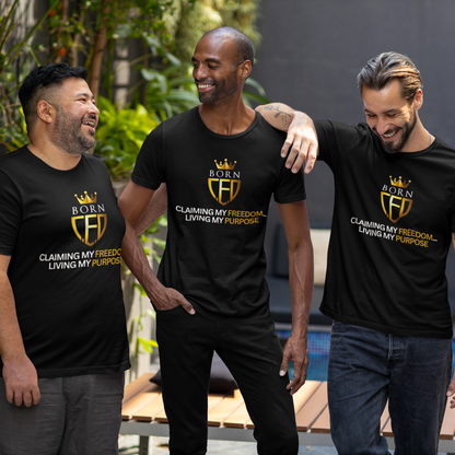 CLAIMING MY FREEDOM... LIVING MY PURPOSE | BORNCEO Unisex Softstyle T-Shirt