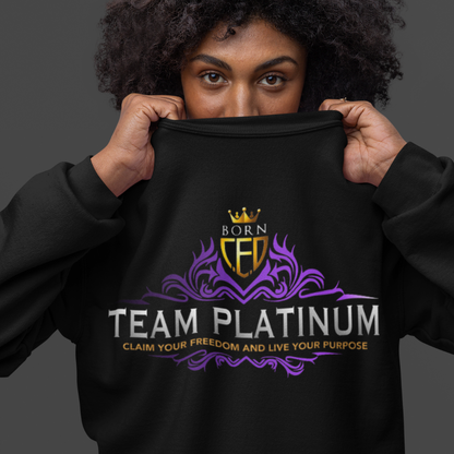 TEAM PLATINUM Unisex Crewneck Sweatshirt – Bold Comfort & Timeless Style
