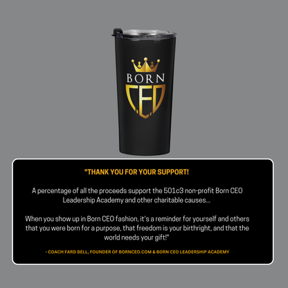BornCEO 20oz Insulated Stainless Steel Tumbler