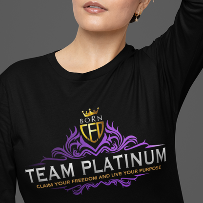 TEAM PLATINUM Unisex Jersey Long Sleeve Tee – Classic Comfort & Style