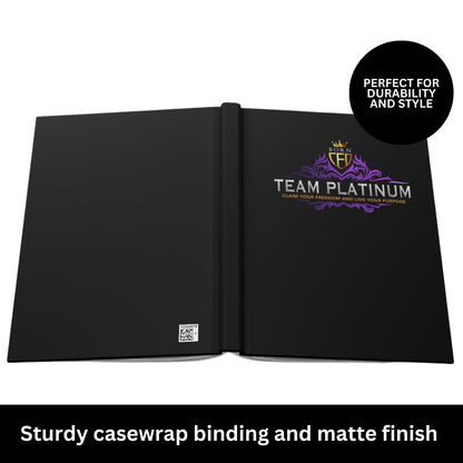 Team Platinum Born CEO's of Coach Fard Bell - Customizable Matte Hardcover Journal