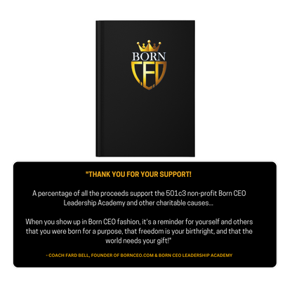 Born CEO Journal - Personal, Private, and Stylish Hardcover Journal